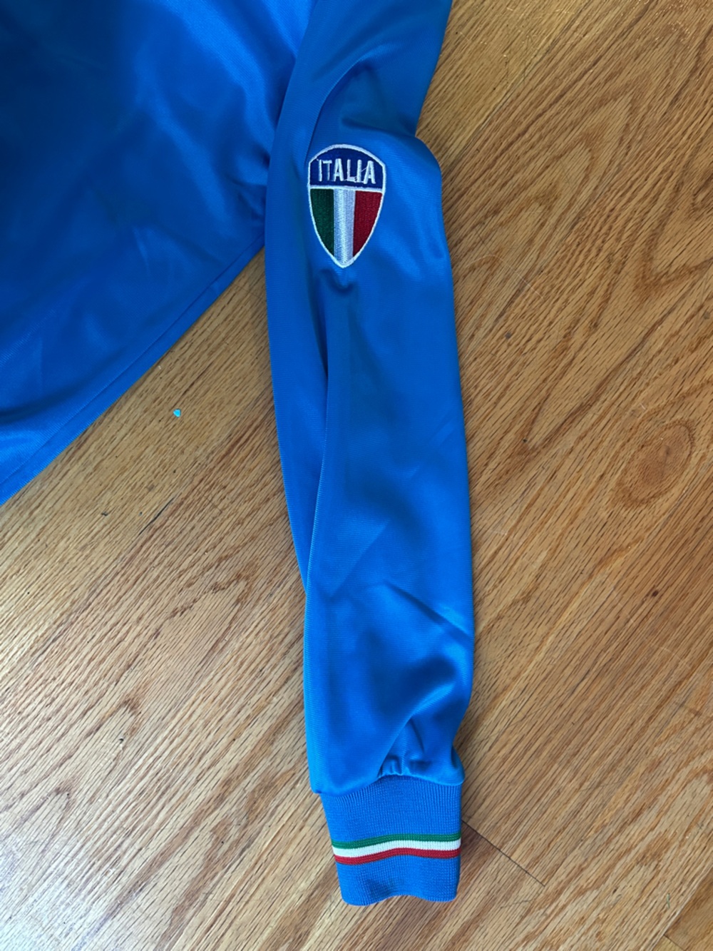 Unisex Retro Italia Track Jacket w/ trim Detail and printing in front & back - Picture 5 of 8